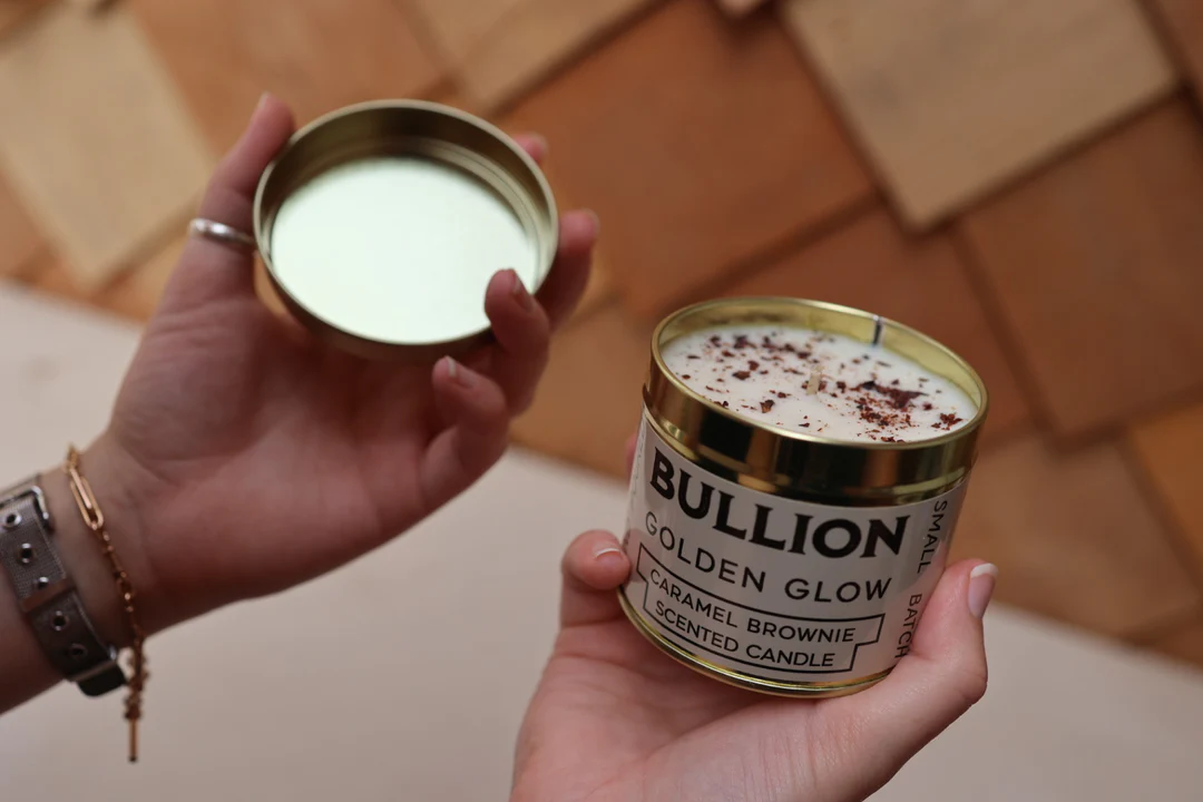 Bullion Chocolate Caramel Brownie Candle